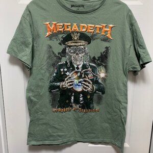 MEGADEATH MENS BAND TEE